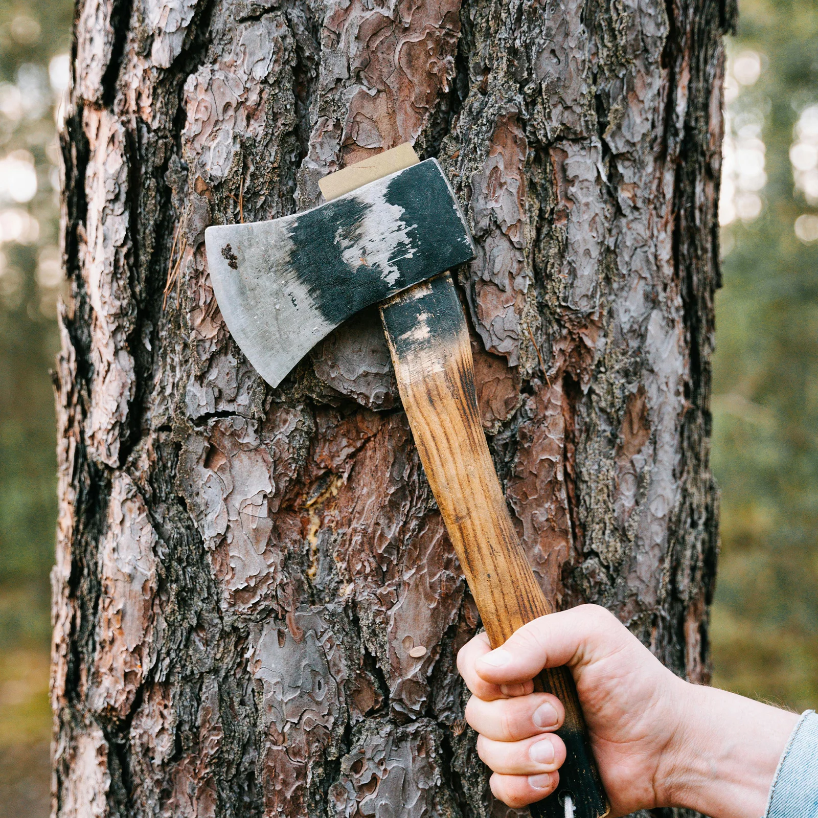 Cuneo con manico in legno durevole da 10 pezzi per zappe a mano, assi, attrezzi da giardino, maniglie di stabilizzazione sicura, facile installazione, impugnatura comoda