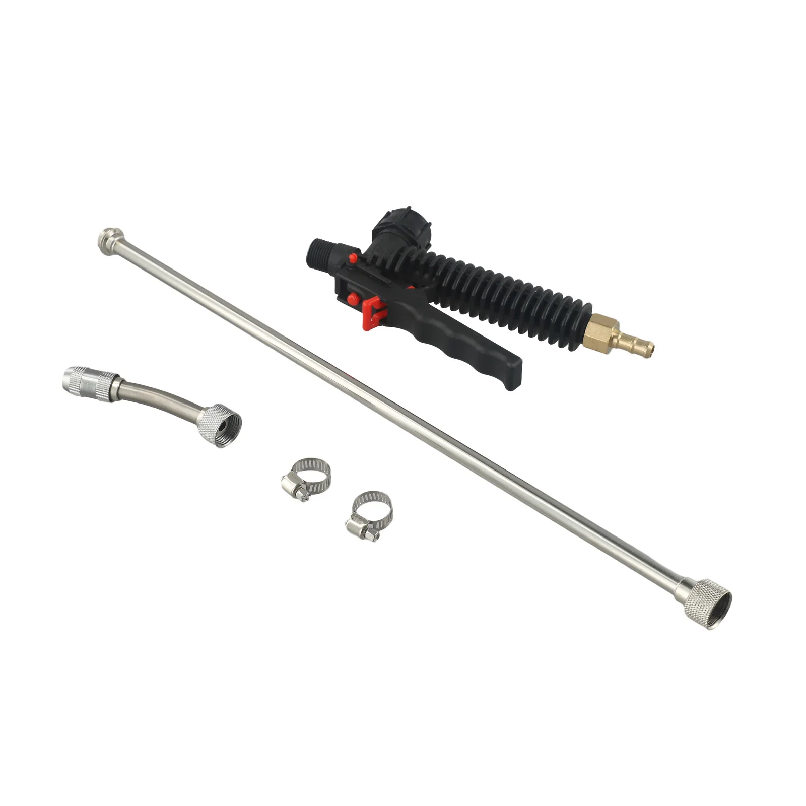 

Adjustable Nozzle Wand 29inch Sprayer Wand Stainless Steel Tube Comfortable Grip Continuous Work Lockable Hand Lever