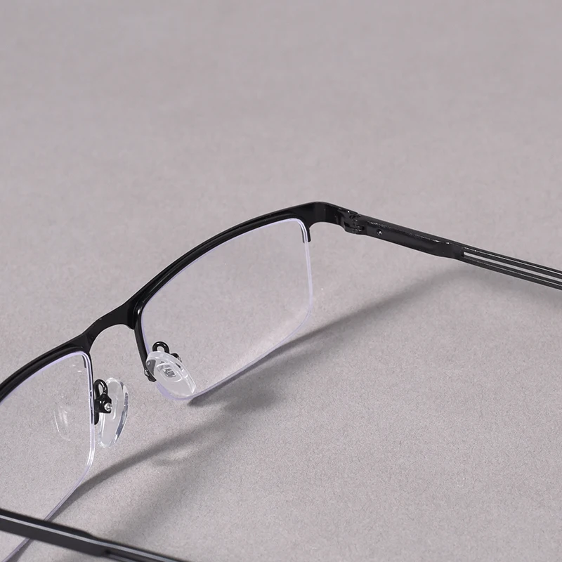 Metall Anti-blau Licht Lesebrille Männer Halb Rahmen Business Brillen Weitsichtige Brillen Dioptrien + 1,25 + 1,75 + 2,25 + 2,75 + 3,5 – Detail 34