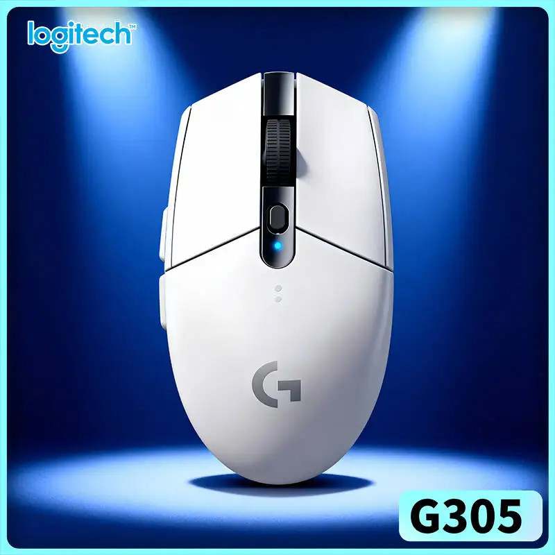Logitech G305 Wireless LIGHTSPEED Esports Mouse 6 Config Keys Fit New And Skilled Gamers HERO 12000 DPI PC Mac