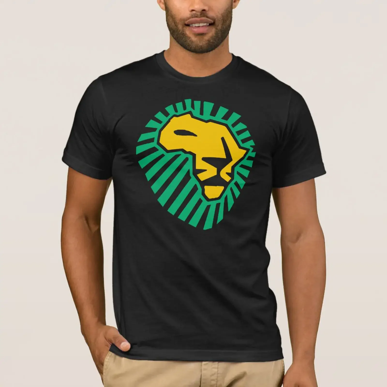 Футболка Waka Lion Head This Time For Africa, винтажная, с эффектом потертости, для повседневной носки, дизайнерская одежда, стильная, мягкая, дышащая.