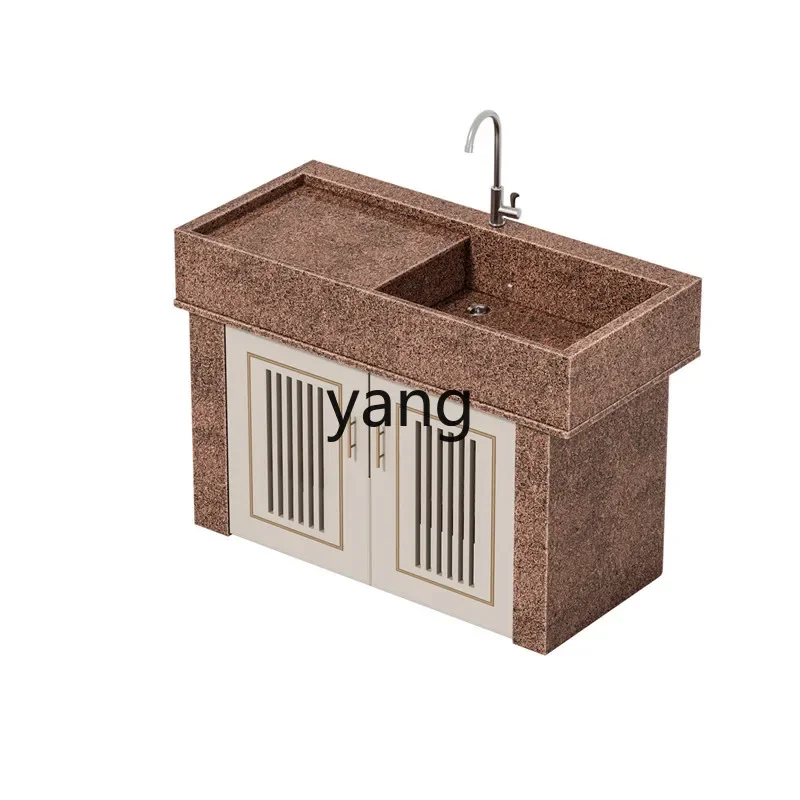 

LH marble laundry pool sink courtyard basin integrated