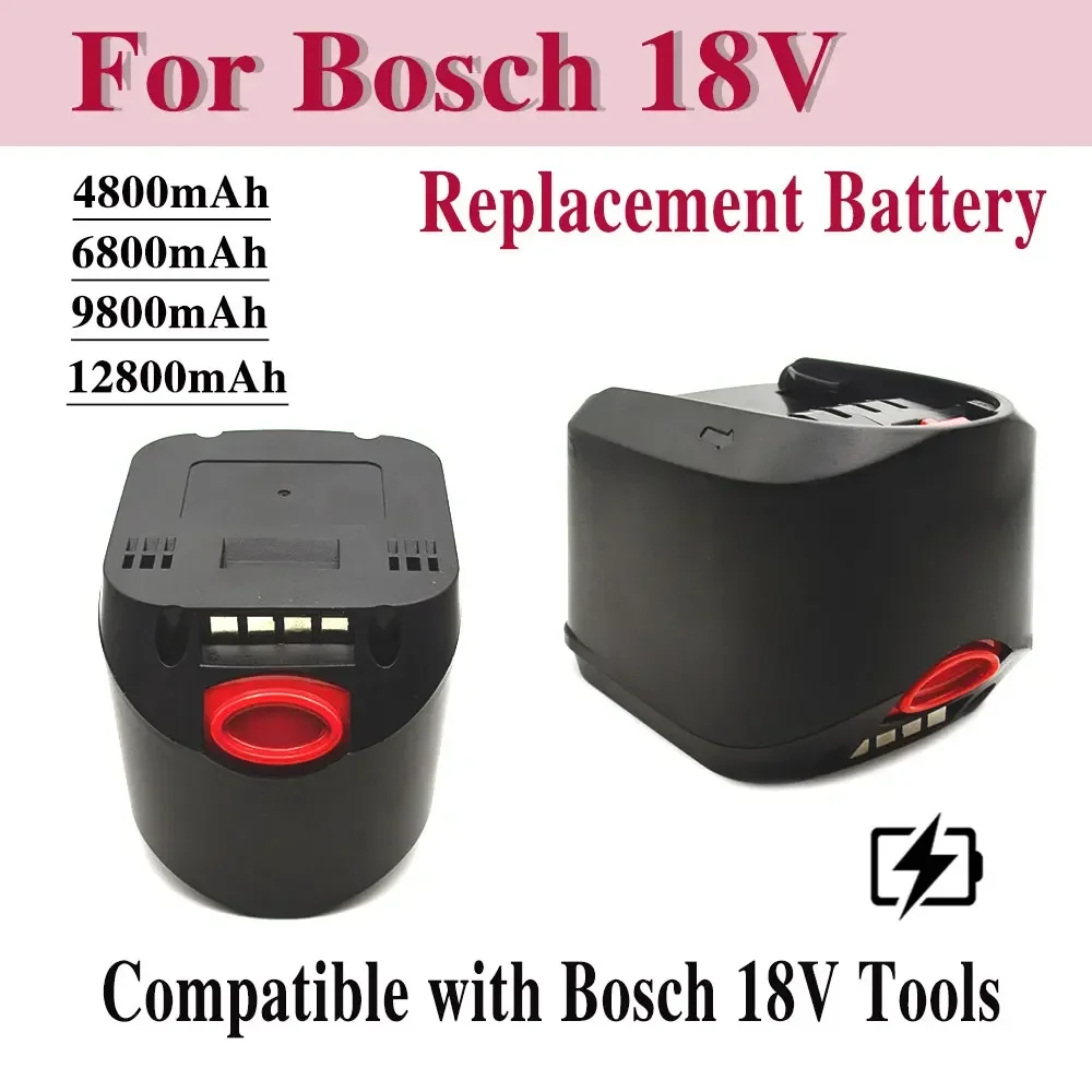 18V 12800mAh lithium-ion rechargeable battery for Bosch PSR LI-2 backup lithium-ion battery 2 607 336 039 2 607 336 208