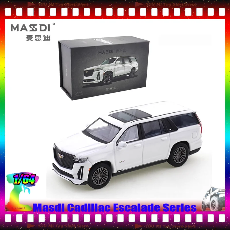 

New In Stock Masdi 1:64 Cadillac Escalade Simulation Alloy Micro-Casting Car Model Custom Children'S Toys, Gifts And Decorations