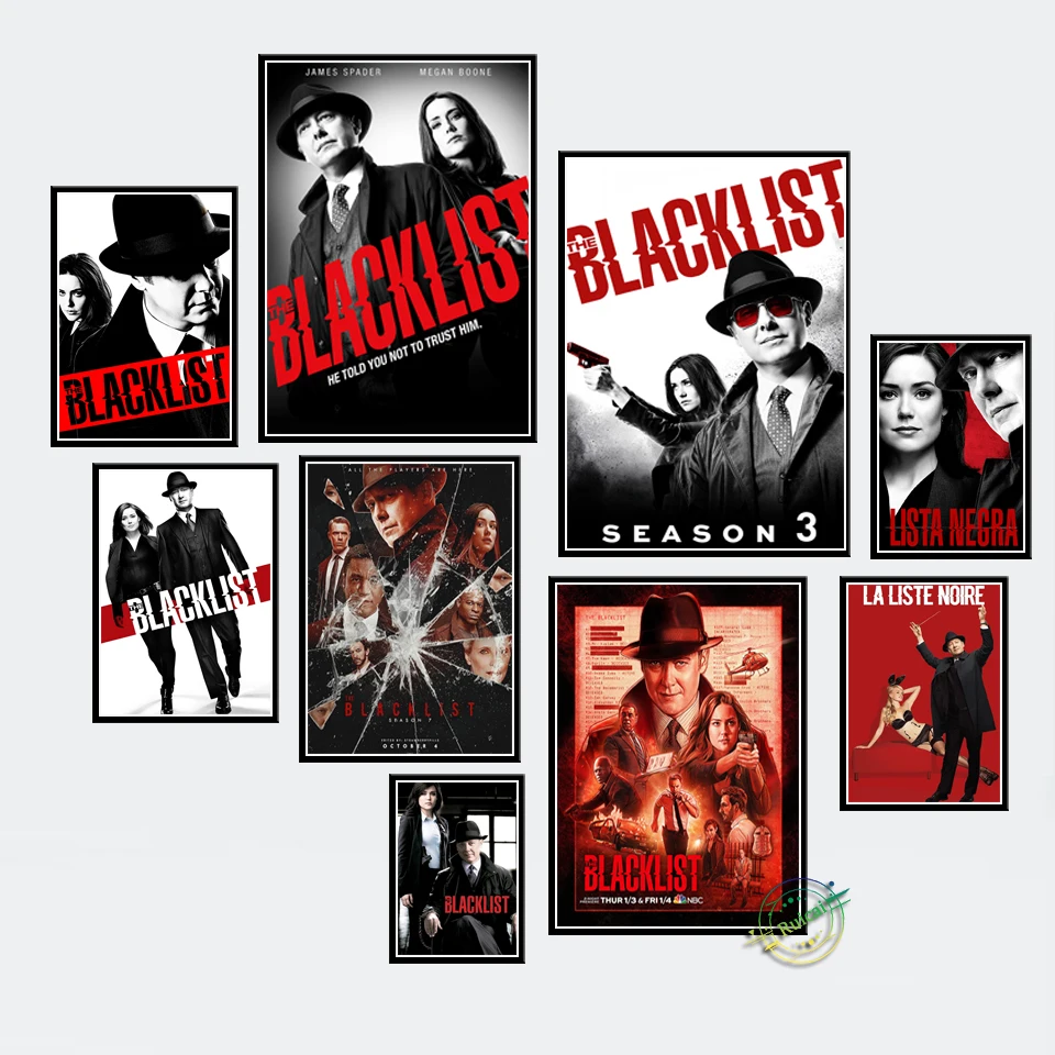 

Blacklist TV Play Print Art Canvas Poster For Living Room Decor Home Wall Picture