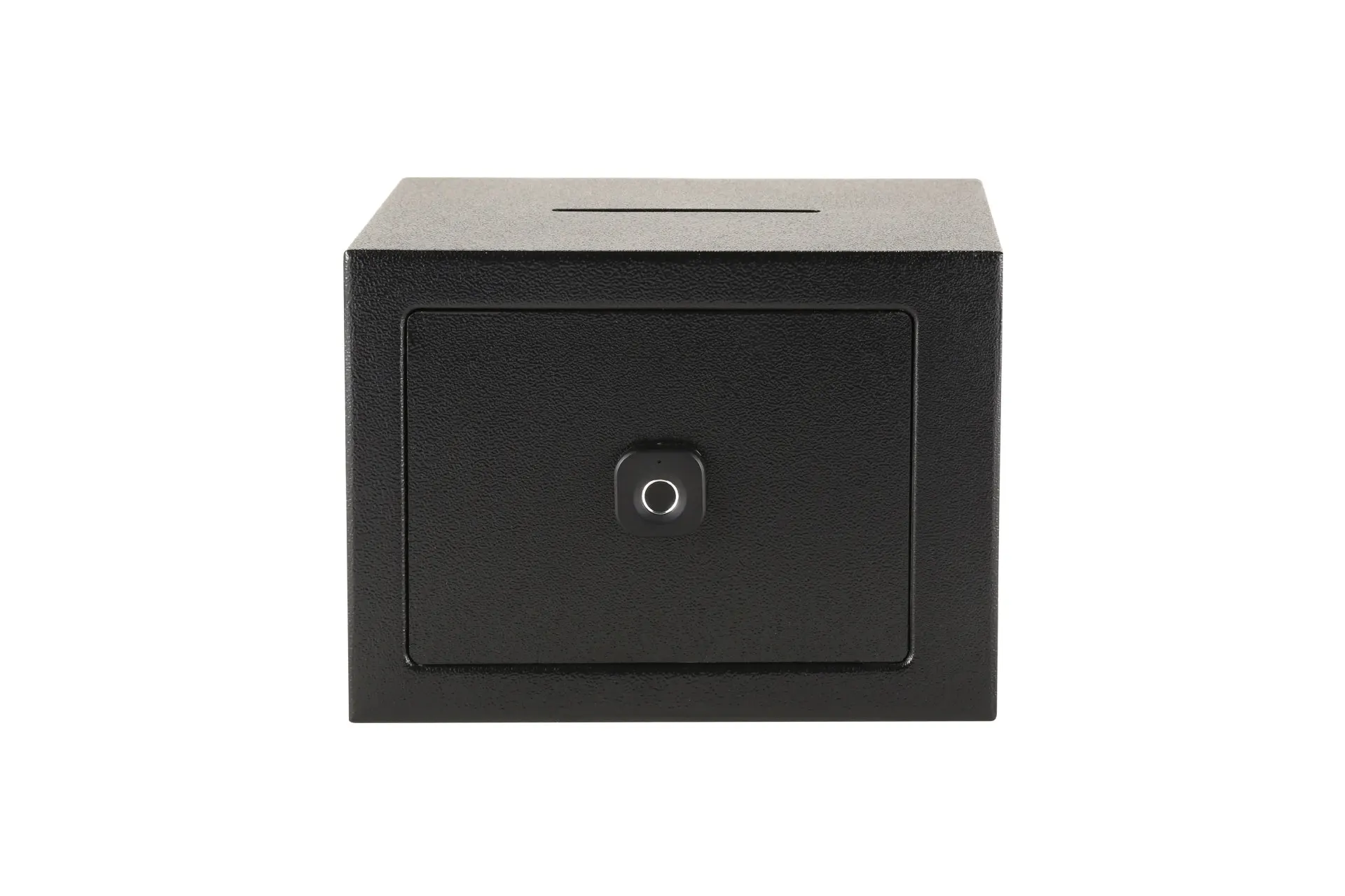 17h*23w*17d cm Small Safe Household Anti-theft Wall Entry Fingerprint Clip All Steel Mini Office Safe Children\'s Savings Tank