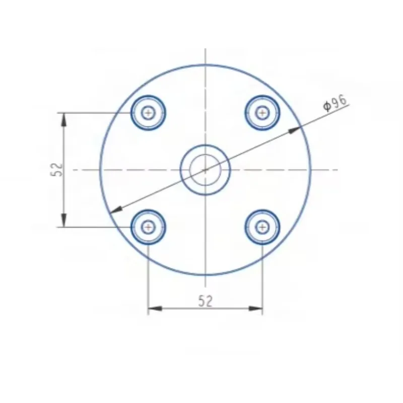 

CNC Machine Tool Fittings 4-5 Axis High Precision ER Chuck Base TS52-ER32