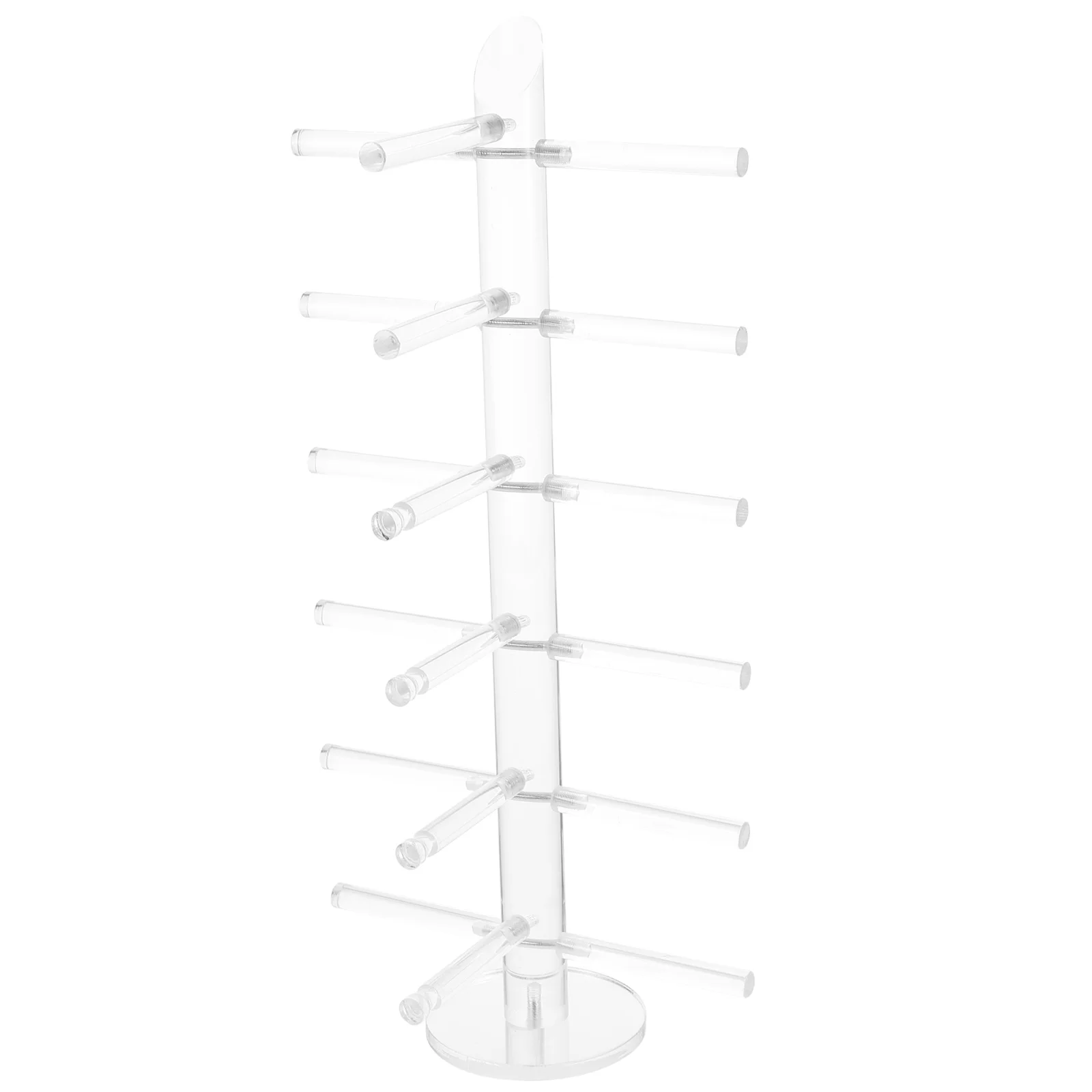 

Glasses Display Eyeglass Rack Sunglasses Holder Acrylic Showcase No Burrs Counter Home Use Tabletop