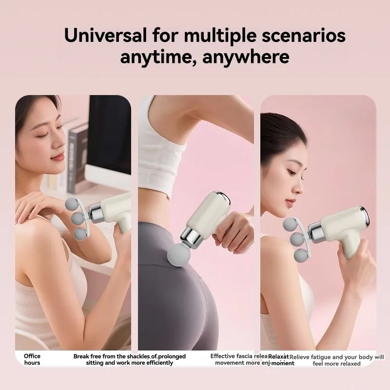 CGDS-Multi-Function Fitness Equipment-Mini Portable Muscle Massage Gun, Multiple Speed Settings& Quiet Operation