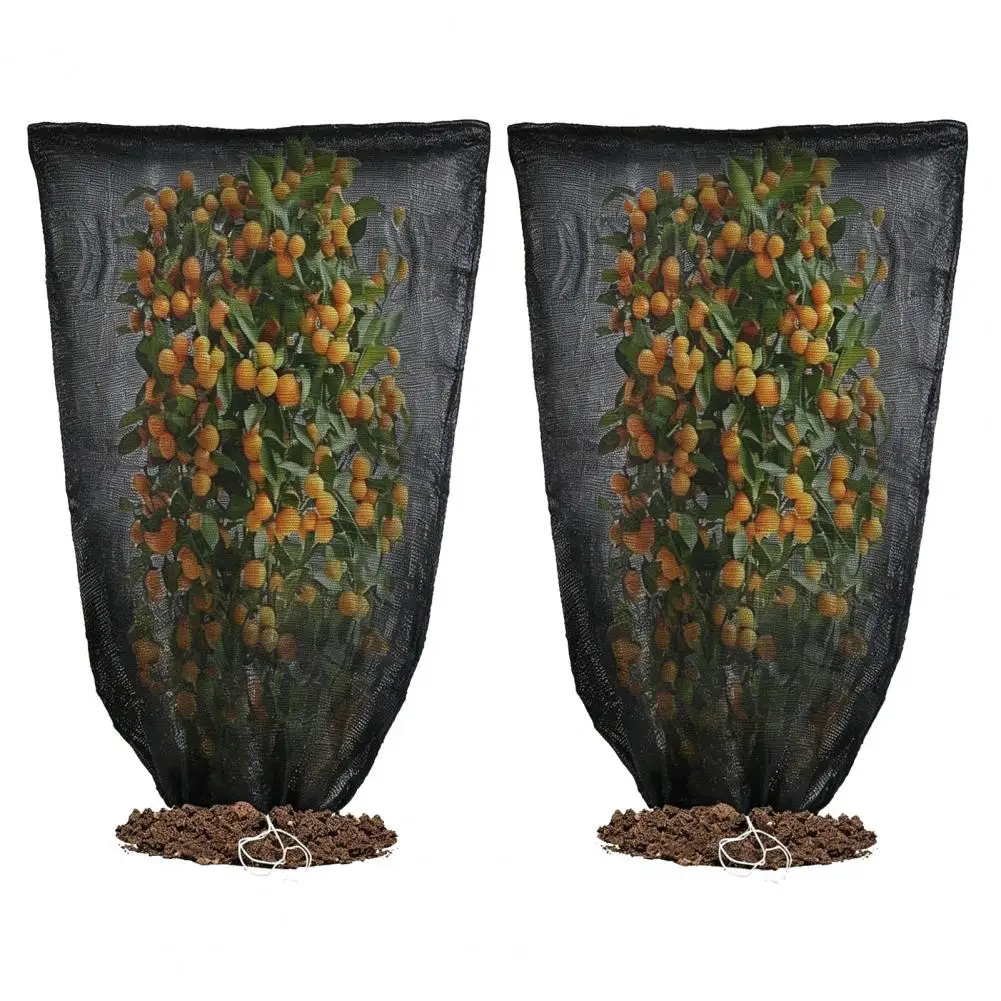 Garden Shade Cover Bird Netting for Garden Protection Pest Barrier with Drawstring Mosquito Net Cover Tomato Vegetable Plant