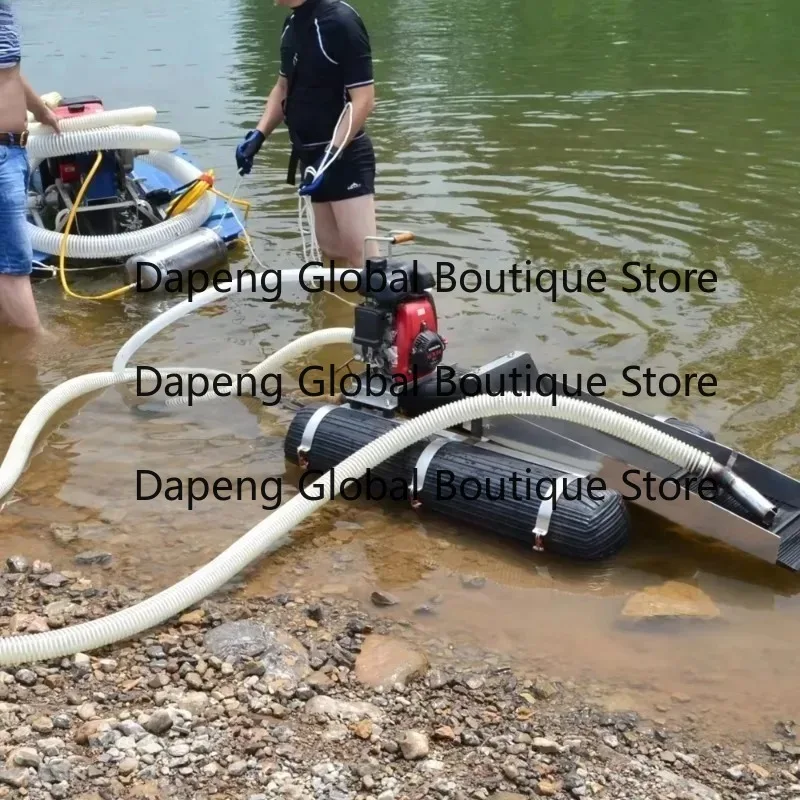 2 Inch Pneumatic Sand Gravel Suction Pump Iron Body Solid Liquid Mixed Material Industrial Conveying Equipment