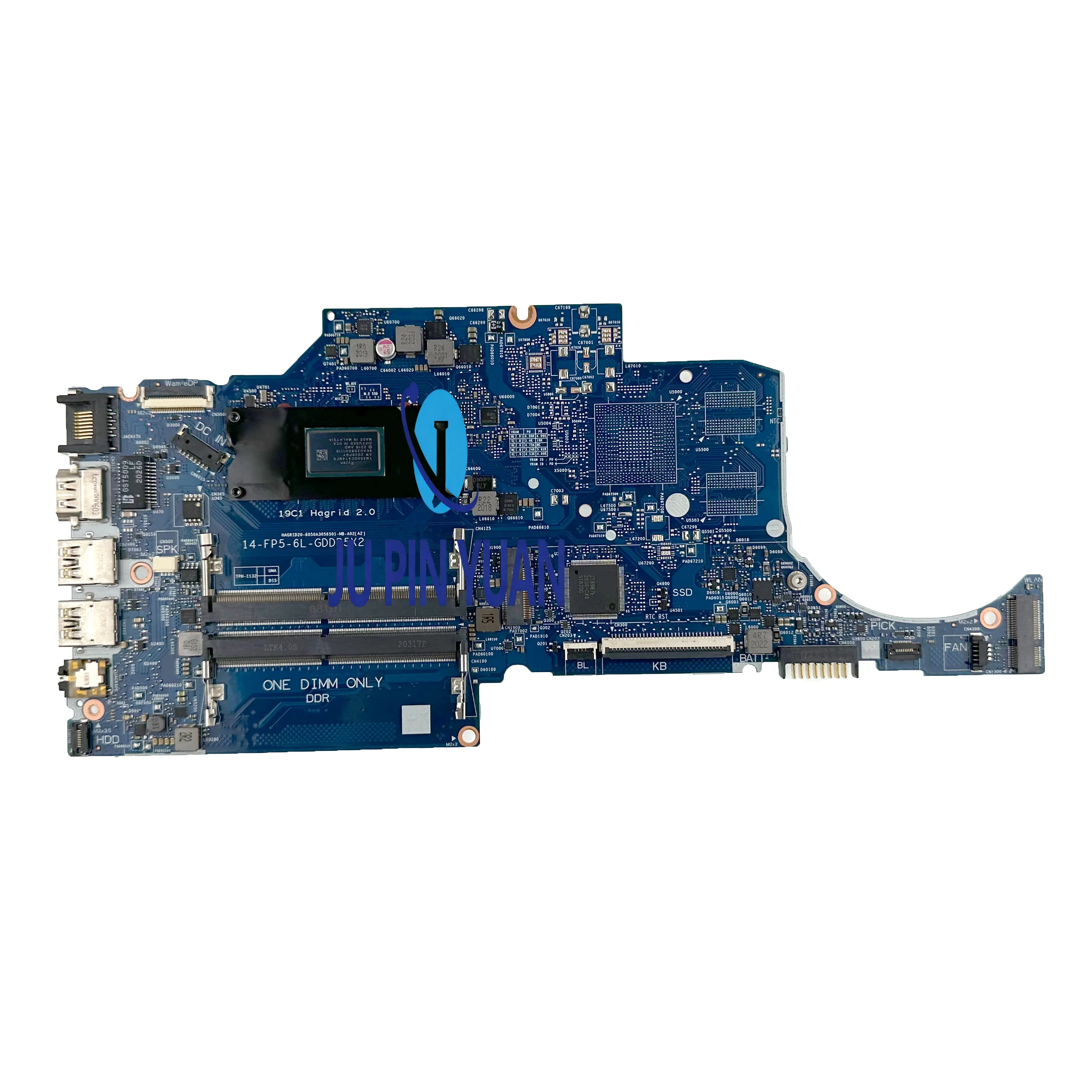 For HP 245 G7 14-CM 14-DK 14S-DK TPN-I132 Laptop Motherboard TPN-I135 6050A3176101-MB-A02 6050A3068501-MB-A02 100% Full Tested