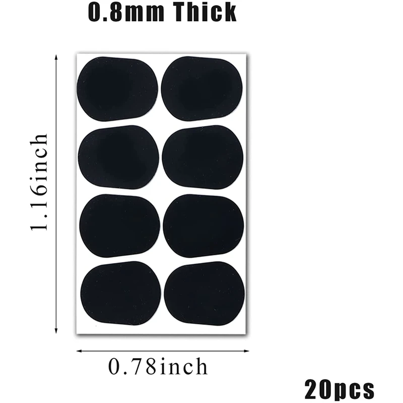 Silicone Clarinete Boquilha Almofada, Soft Prático Saxofone Boquilha, Proteja seus dentes e saxofone Boquilha, 80 pcs, 0,8 milímetros