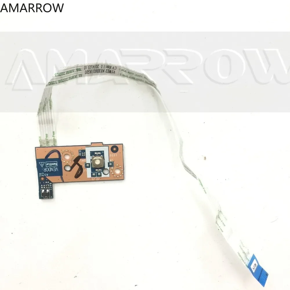 Placa original do interruptor do botão de alimentação do portátil para ACER E1-572G E1-572 E1-570 E1-532 E1-510 E1-510P LS-9531P