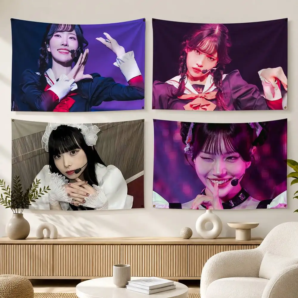 R-Rinka Miu P-Phantom Siita  Flags Wall Hanging Background Art Banner for Bedroom Home Outdoor Decor