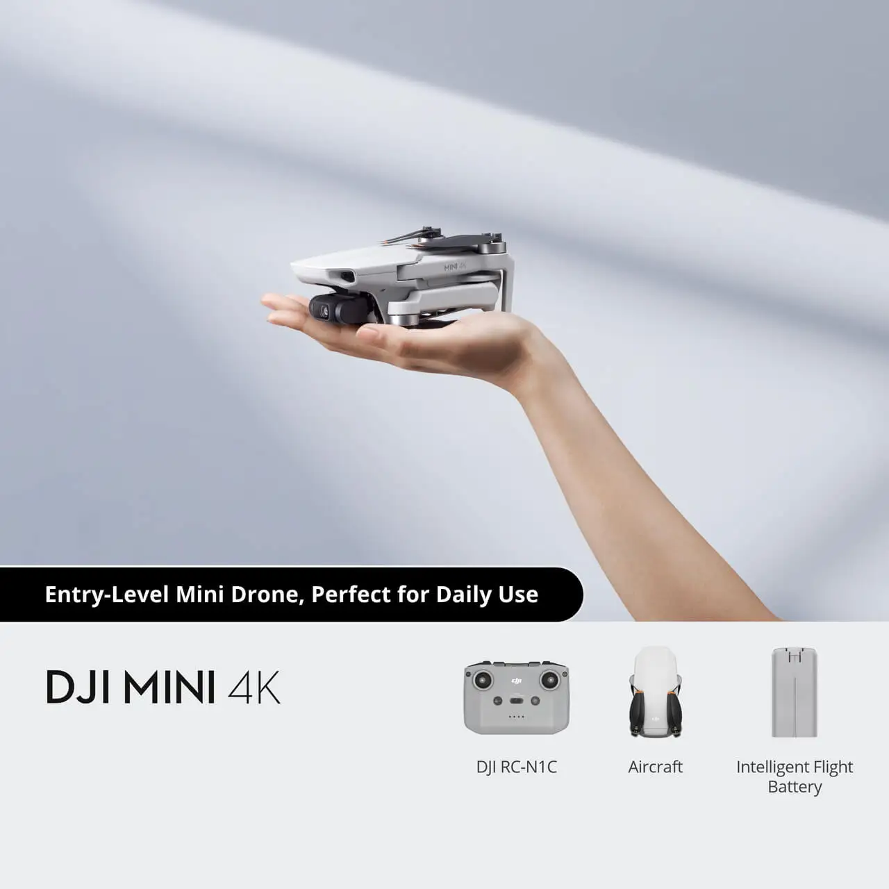DJw Mini 4K Sotto 249g Drone 4k/30fps Video Zoom digitale 4x Trasmissione video 10 km Tempo di volo massimo di 31 minuti