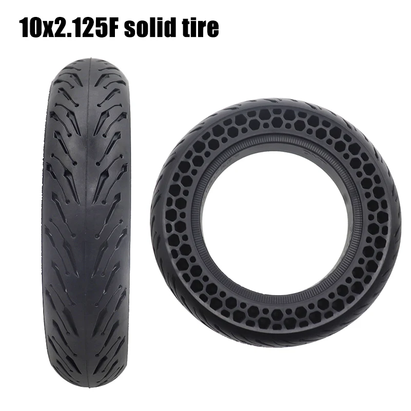 10 Inch 10x2.125 Solid Tyre 10*2.125F Honeycomb Puncture Proof Wheel Tire for Electric Scooter Parts