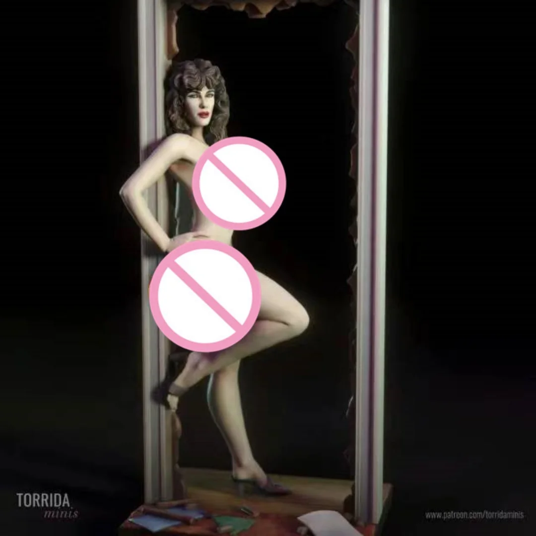 1/24 Schaal Hars Figuur Fotolijst Meisje Nsfw versie Monteren Model Kit Ongemonteerd en Ongeverfd 3D printen speelgoed
