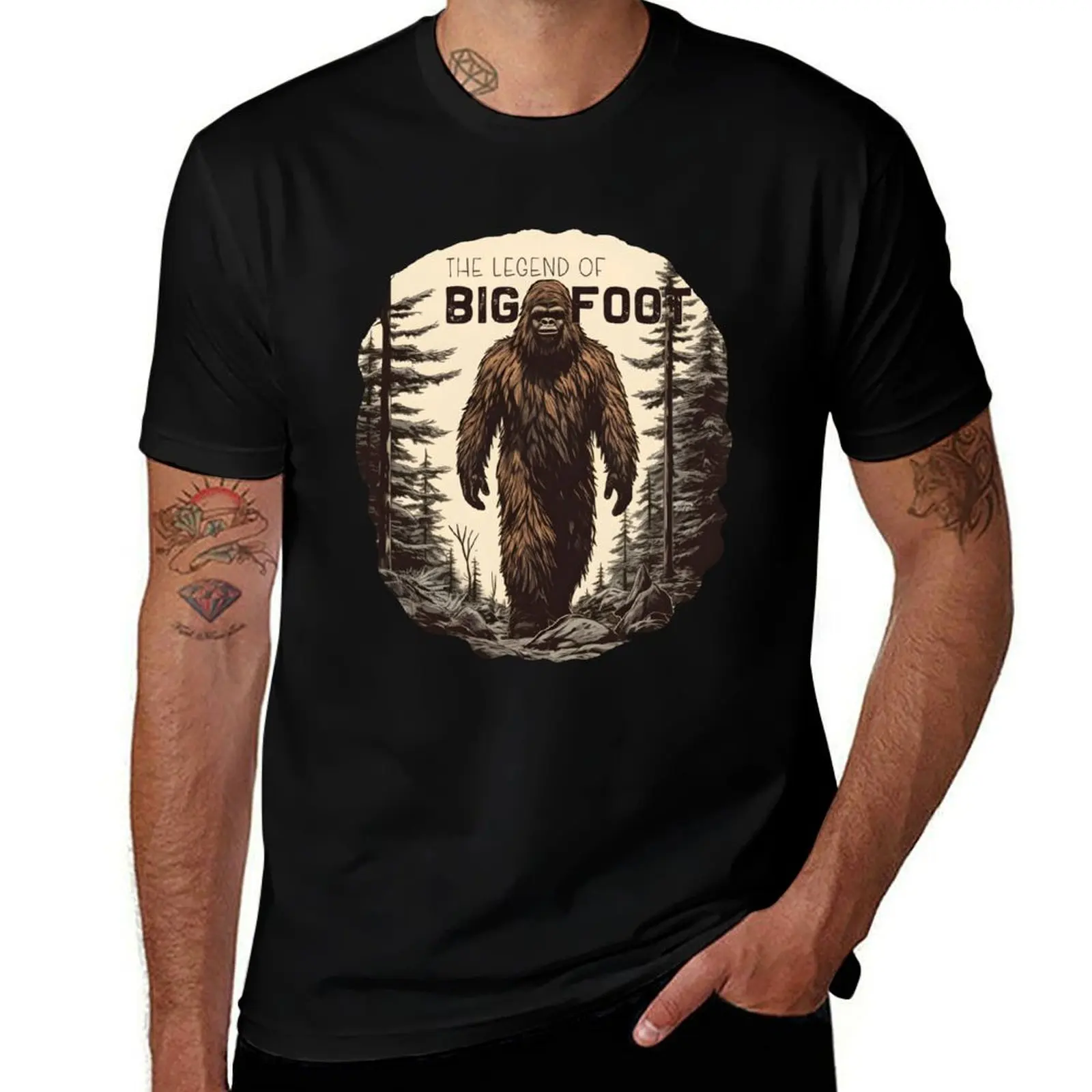 Bigfoot - Legendary creature of Washington State T-Shirt Summer Holiday T-Shirt