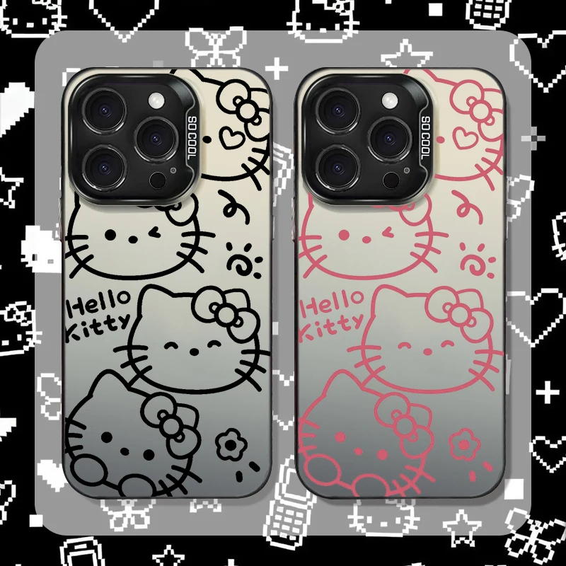 Cute Sanrio Hello Kitty Case for Samsung Galaxy A17 A16 A06 A07 A35 A25 A05 A05S A54 A55 A15 A34 A24 A14 A73 A53 A33 A13 A52 A32
