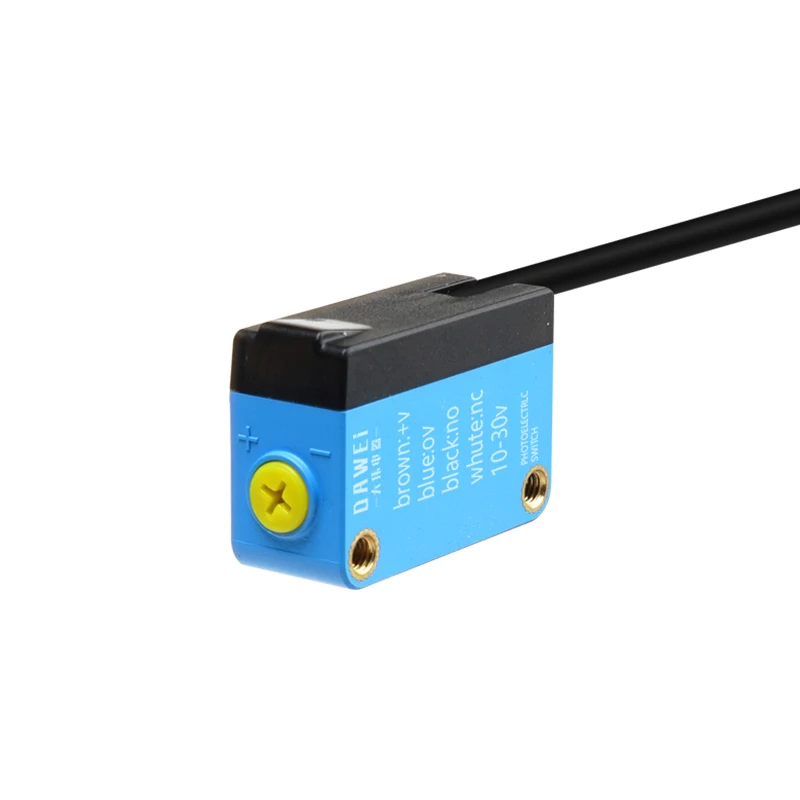 CHUX Long Detect Distance Diffuse Type Photoelectric Sensor Switch NPN PNP E3ZG-D62 Small Spot 2m Distance Adjustable Infrared