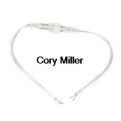 38cm 15 Inches Clear Male Female Cable 2 Pin LED Strip Waterproof Connector
