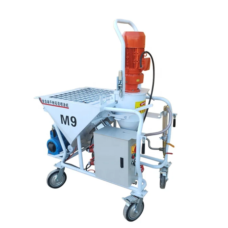 M9 M6 Germany Manufacturer Parts Mortar Spray Machine Cement Plastering Gypsum Plaster Cement Plaster Spraying Machine