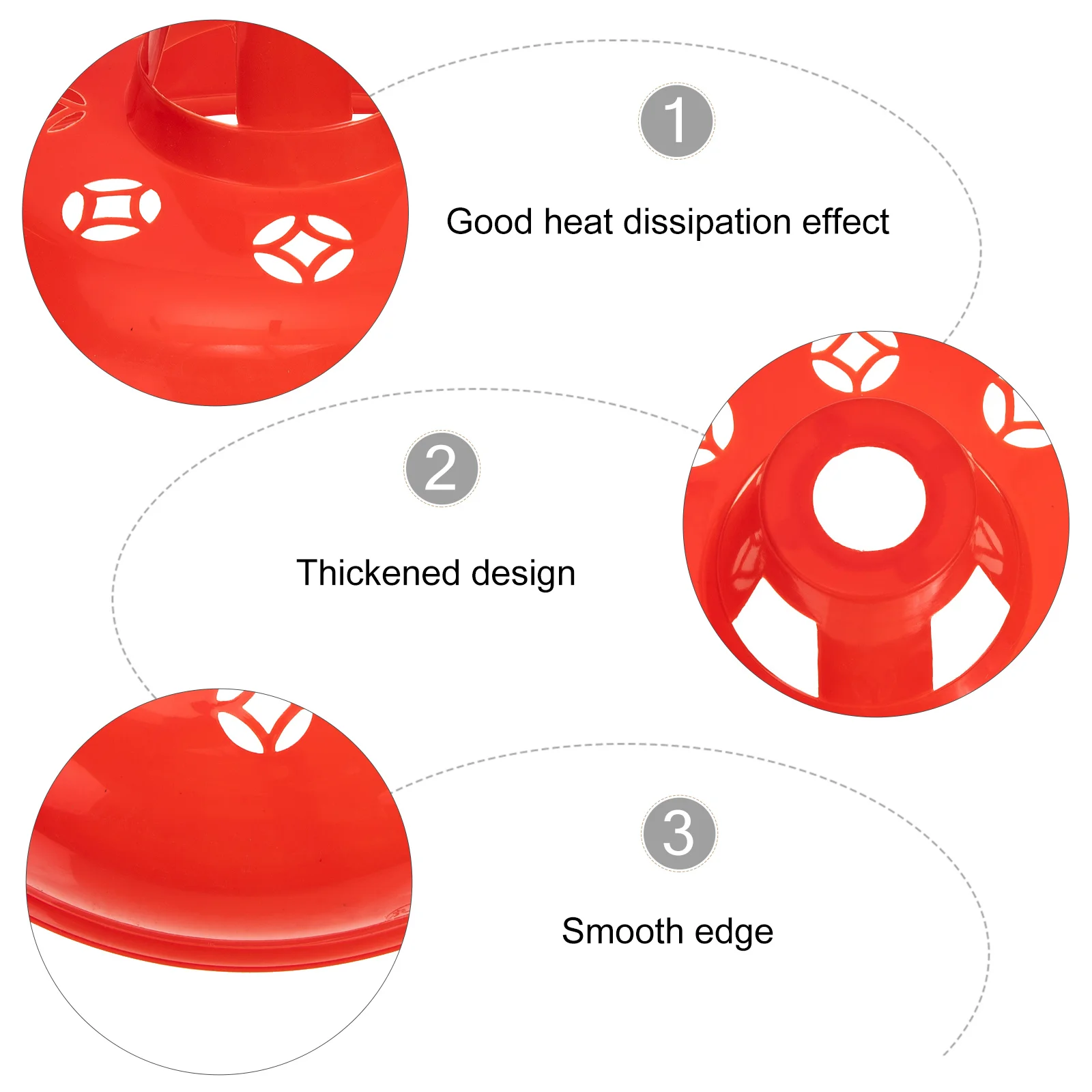 عاكس الضوء البلاستيك خمر للمكتب ، لمبة مستديرة ، ظلال الطاولة الصغيرة ، استبدال الضوء ، المنزلية #4