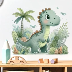 Cartoon Cute Dinosaur Wall Stickers for Children Room Boy Kids Room Living Room Nursery Background Decoration Wall Decals