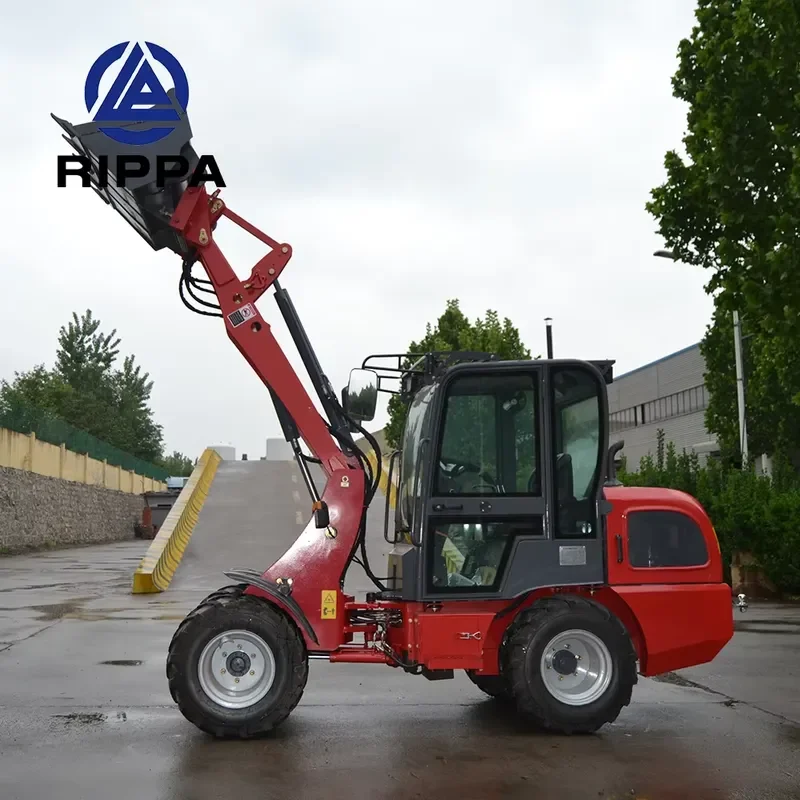 Fast Delivery High Quality EPA Engine Diesel Front & Backhoe Loader 2.5ton Mini Loader with PLC for Sale