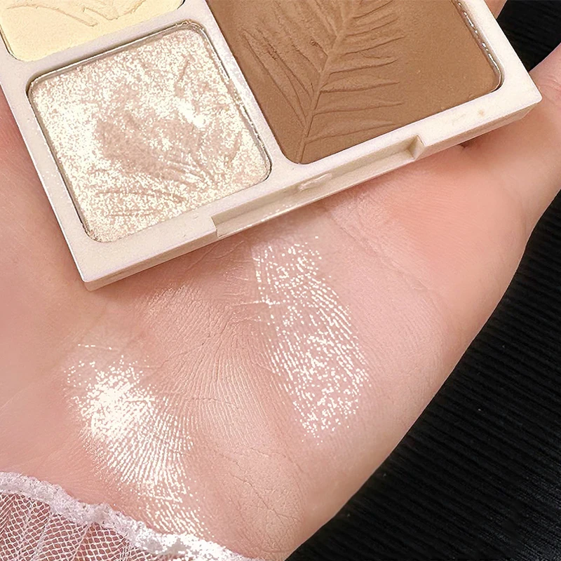 Highlight Repair Matte Fine Glitter Comprehensive Four-color Palette Silhouette Nose Shadow Makeup Palettes Face Brightening