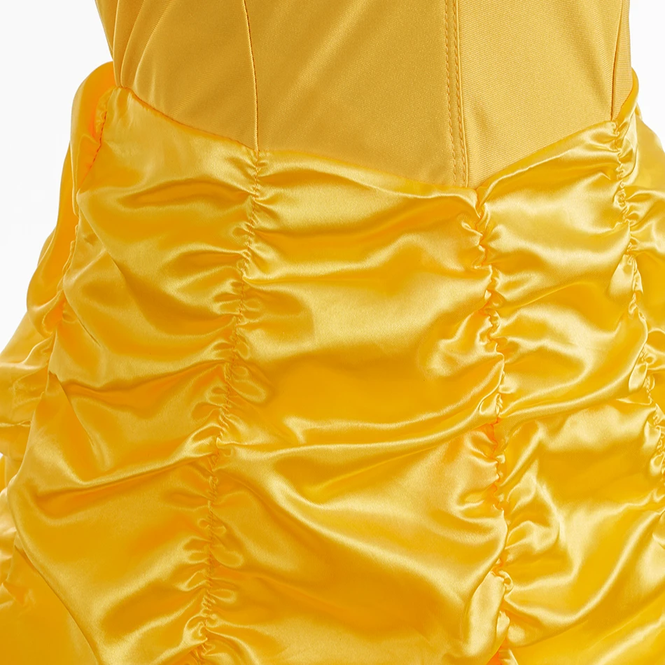 Baby Girl Clothes Children Carnival Cosplay Costume for Princess Belle Kids Halloween Trick-or-treat Castle Fancy Dress Up Party view 5