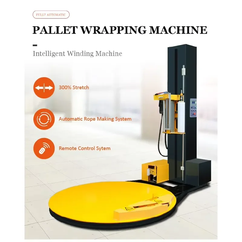 for Hightop New Automatic Pallet Packaging Machine Stretch Film Manual Pallet Wrapper Industrial Pallet Wrapping Equipment