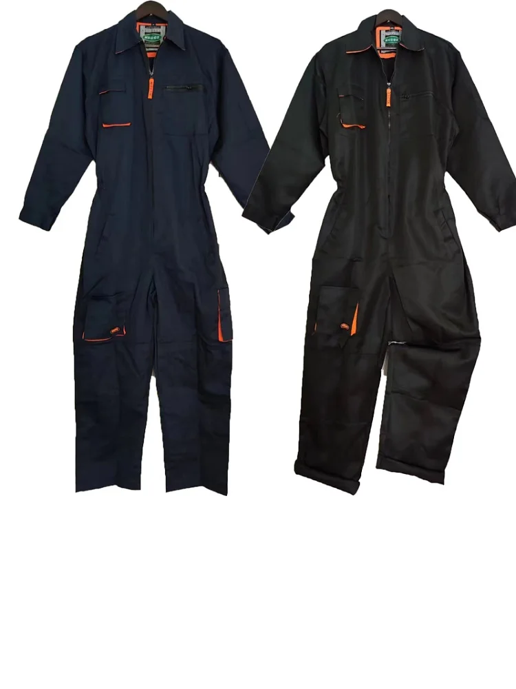 Bib baju overall kerja pria, jumpsuit tali Repairman mekanik lelaki, seragam kerja 5xl