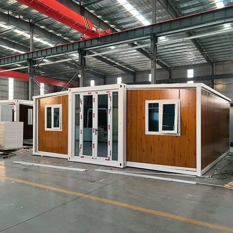 Mobile Prefab Tiny Home Prefabricated House 20ft 40ft Portable Expandable Container House Outdoor Warehouse Villa Courtyard
