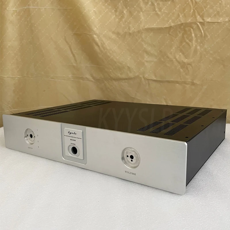 KYYSLB 430MM*90MM*380MM Amplifier Chassis Diy Box Shell A4309 Aluminum Home Audio Sound Amplificador Case House