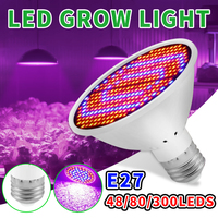 LED Plant Bulb E27 Full Spectrum Grow Light Indoor Flower Vegetable Cultivation Light for Greenhouse Garden Pot Plant Growing