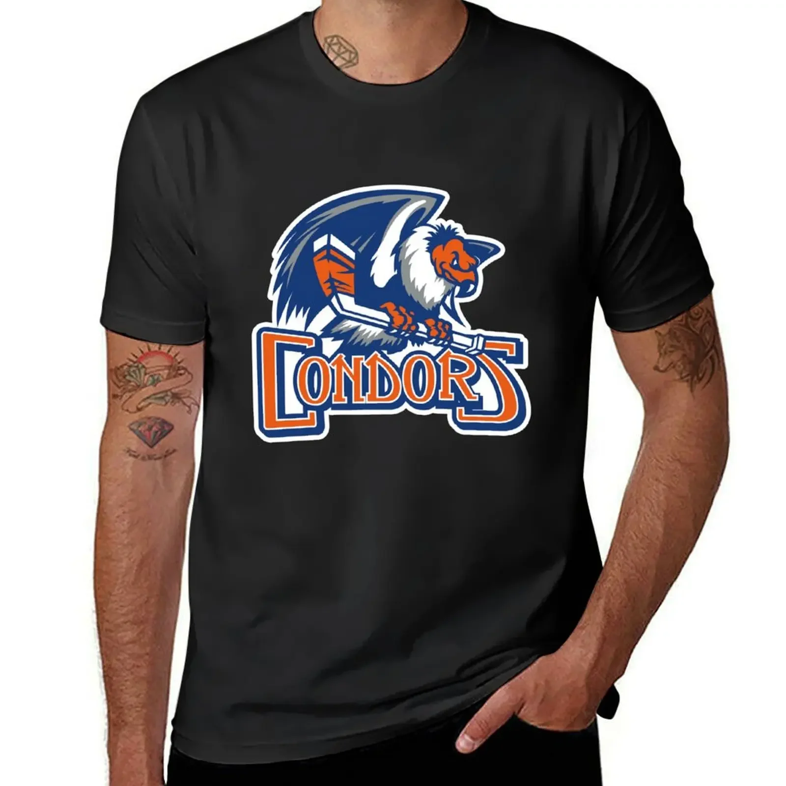 Blue Condors Hockey T-Shirt vintage anime shirt football t shirt luxury t-shirt men t shirts