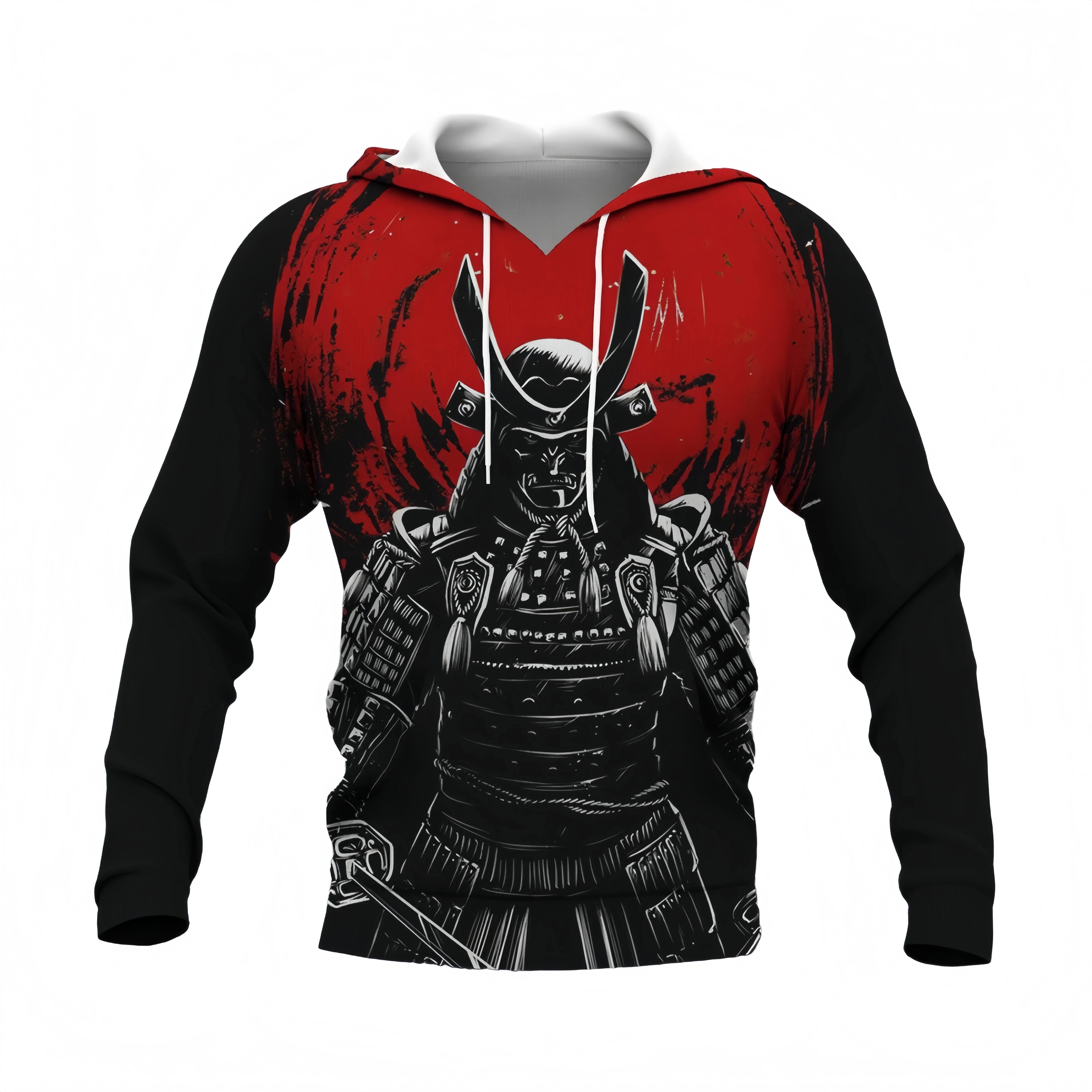 

Trend Cool Japanese Samurai Graphic 3D Print Men's Hoodie Autumn Casual Breathable Hooded Sweatshirt Street Harajuku Man Clothes