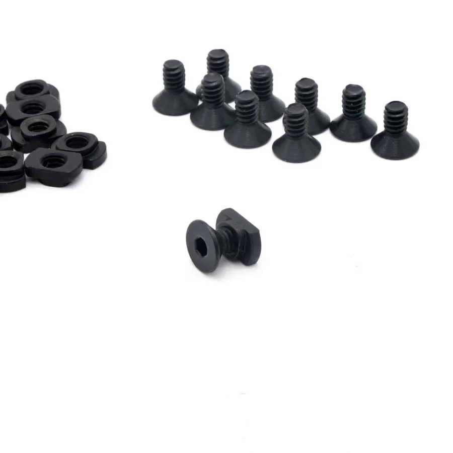 10 Pack M-Lock Screw and Nut Replacement Set For Rail Sections & Wrench