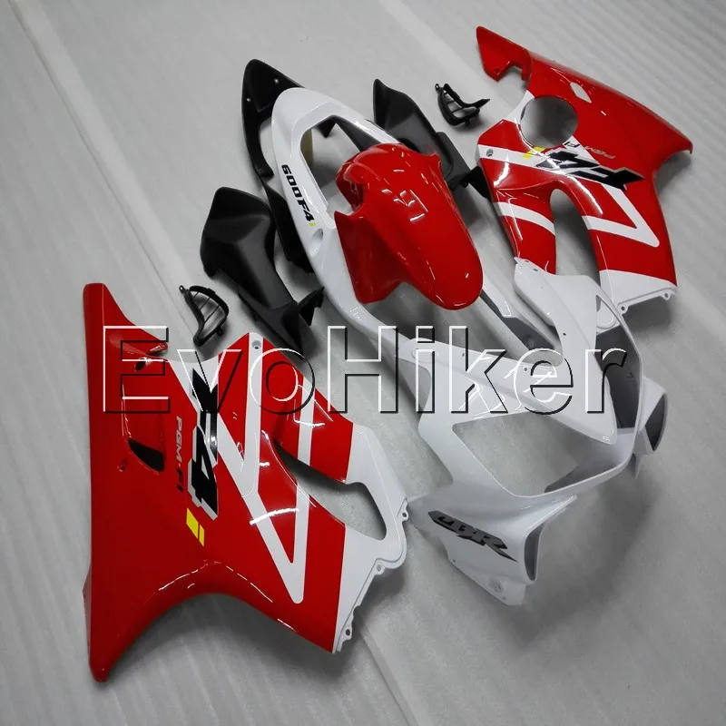 

injection Fairings kit for CBR600 F4i 2001 2002 2003 red white CBR 600 F4i 01 02 03 ABS Plastic Bodywork Set