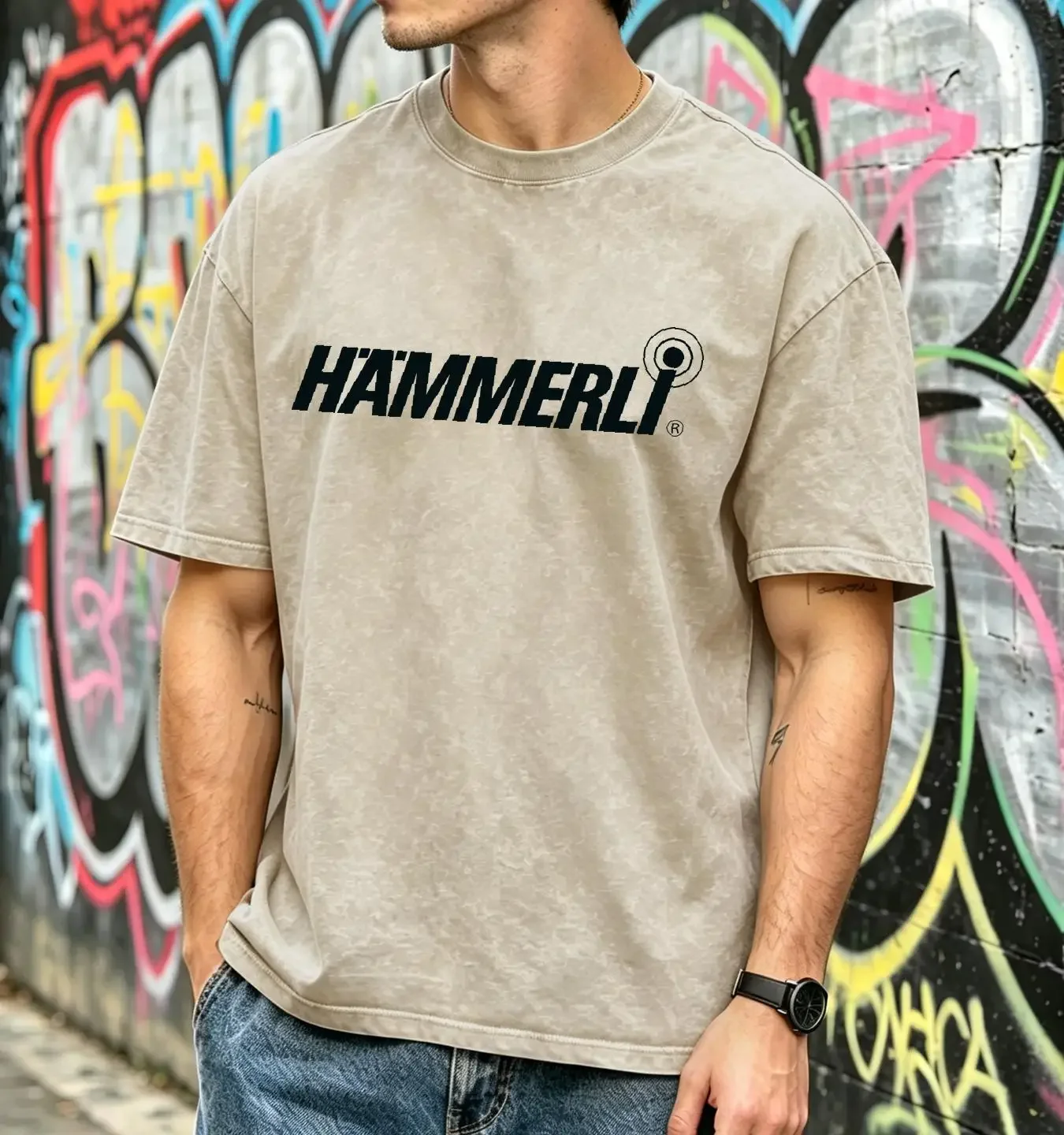 washed T Shirt Hämmerli air guns rifles vintage Washed streetwear Unisex graphic fashion Breathable Top For Everyday Wear