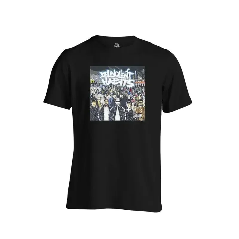 Футболка Delinquent Habits в стиле хардкор-латин-рэп, размеры S, M, L, XL, 2XL, 3XL, 4XL