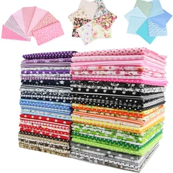 7 Pcs/Set 50x50cm Sewing Cloth Telas Patchwork Quilt Fabrics Handmade Cotton Tissues Fabric For Needlework