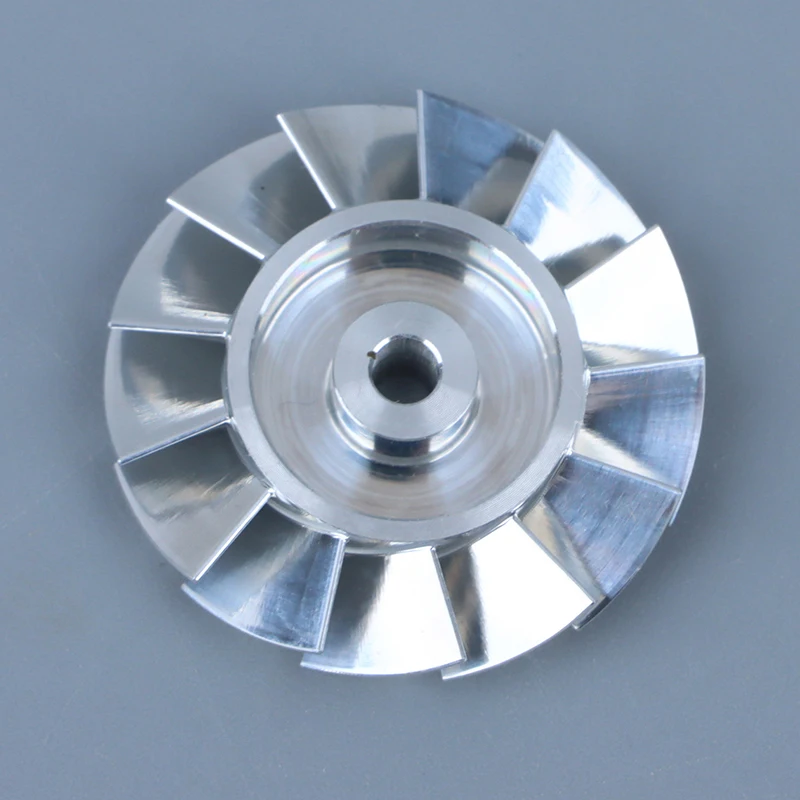 Hair Dryer Parts 27mm Fan Blade Impeller CNC Machined High Precision Aluminium Impeller Repair Accessory