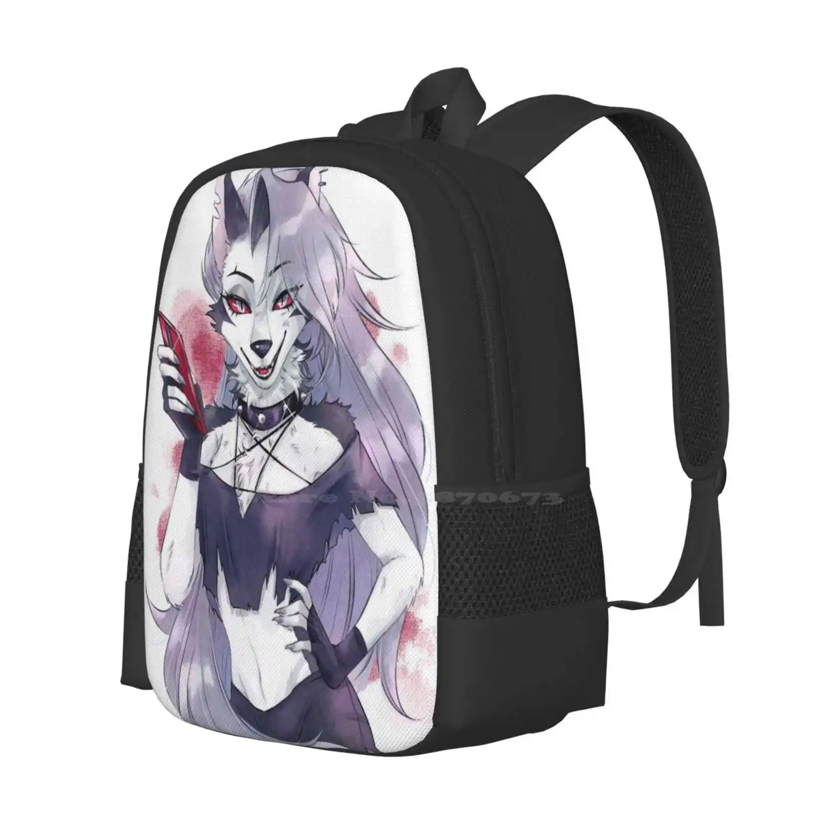 Helluva Chef Loona Rucksack für Schüler Schule Laptop Reisetasche Helluvaboss Helluvaboss Helluvaboss Helluvaboss Helluvaboss