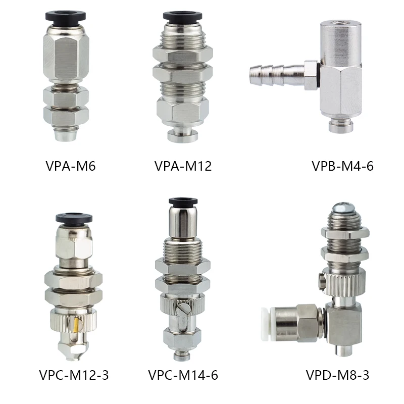 

5pcs/lot VP R Series Vacuum Suction Cup Mating Fixture Heads VPA-M6 VPA-M14-11 VPB-M4-6 VPB-M4-8 VPC-M12-3 VPD-M14-20
