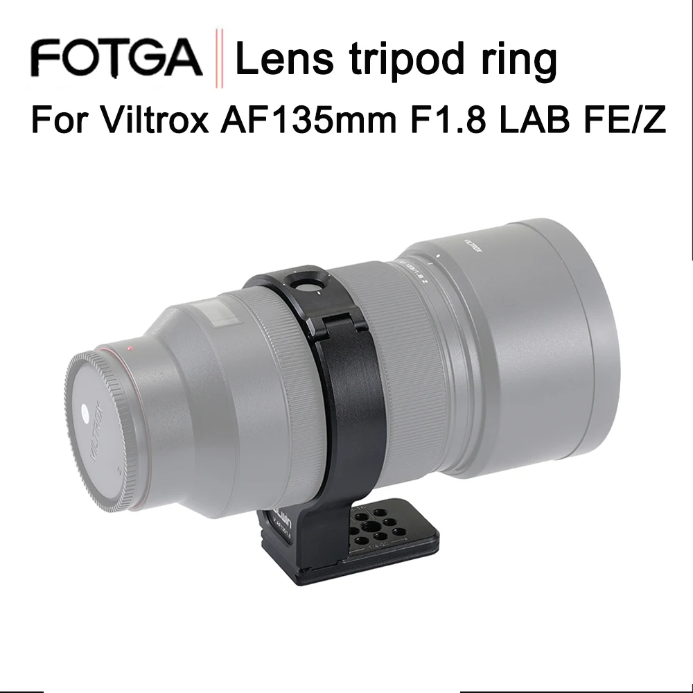 

FOTGA Tripod Metal Mount Ring For Viltrox AF135mm F1.8 LAB FE/Z Lens Adapter Ring Quick Release Tripod Collar Photography Replac