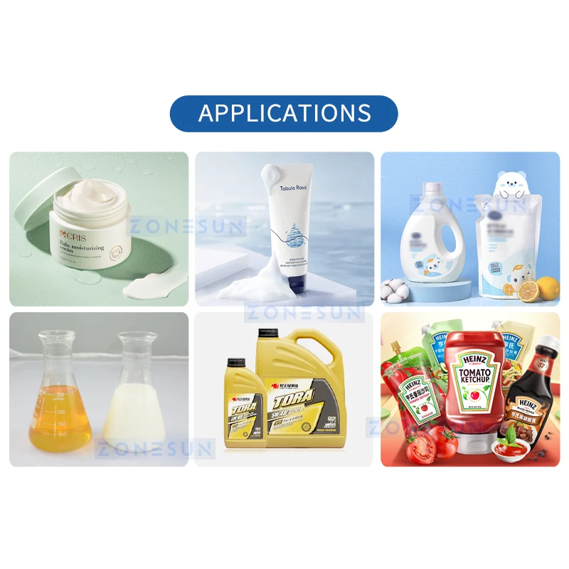 ZONESUN ZS-J300 Emulsifying Mixer Cosmetics Immiscible Liquid Colloids Emulsion Vinaigrettes Homogenized Milk Cutting Fluid