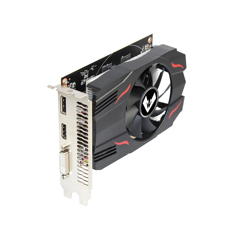 SOYO كامل جديد AMD GPU Radeon RX 550 4G GPU GDDR5 14nm الكمبيوتر ألعاب الفيديو HDMI-متوافق DP DVI 128Bit بطاقة الرسومات